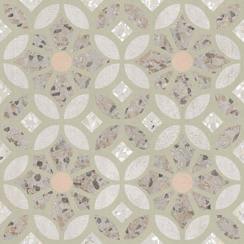 Beton-X Beton-Terrazzo Декор Пэчворк 7ЛПР 60x60 (микс паттернов)