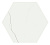 Mate Esagona Marmo Bianco 19,5x22,5