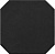 Octagon Negro Mate 20х20
