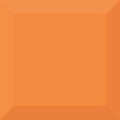 Monocolor 10x10 Biselado Brillo Naranja 10х10