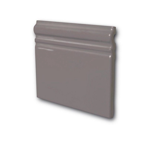 Inmetro Skirting Gris oscuro Brillo 15х15