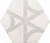 Carrara Hexagon Flow Matt 17.5x20
